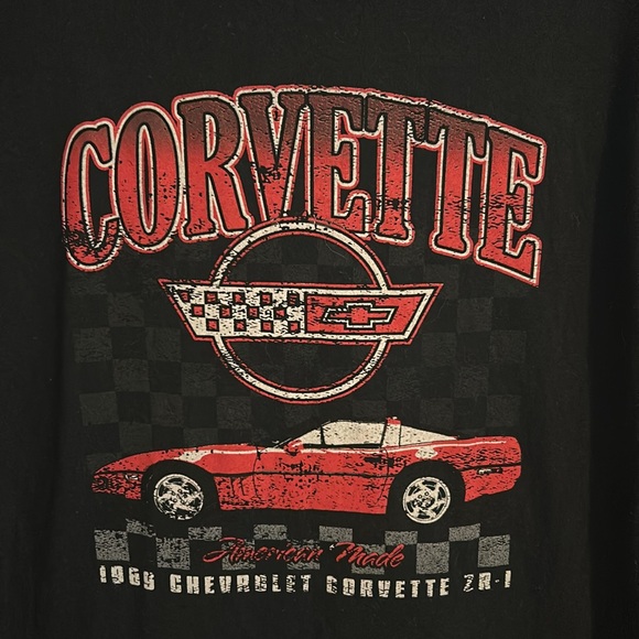 1969 ZR1 Chevy Corvette American Made Black T-Shirt Size L. - Picture 2 of 4